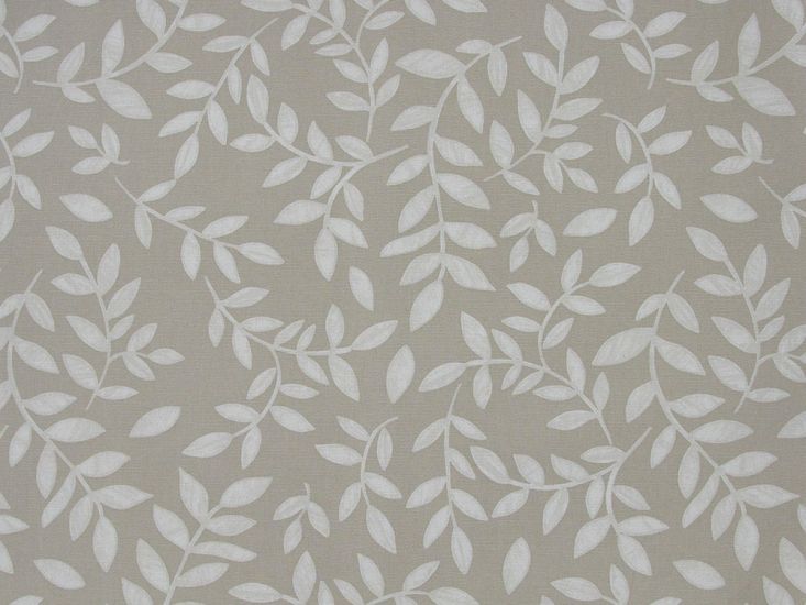 Birch Cotton Curtain Fabric, Linen