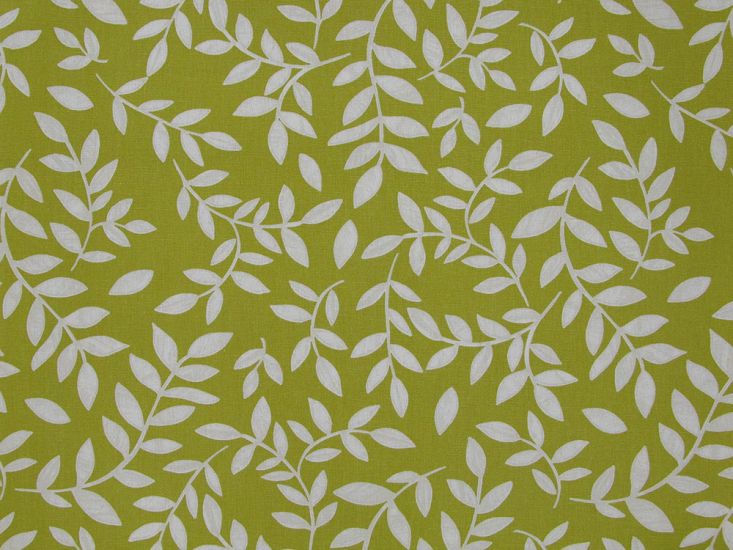 Birch Cotton Curtain Fabric, Mustard