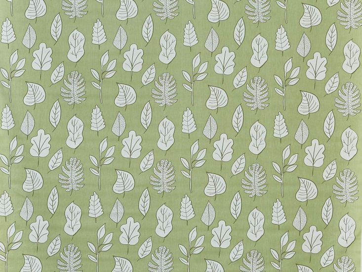 Biscayne Cotton Curtain, Palm