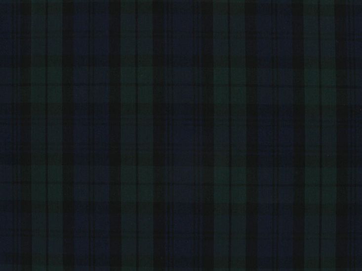 Bonnie Polycotton Woven Tartan, Blackwatch Large