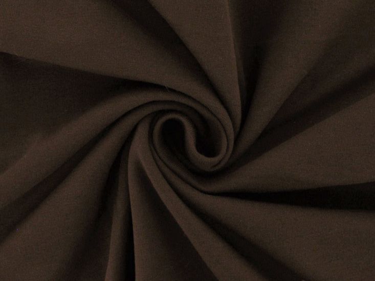 Brushed French Terry, Brown, Roll End, 1.5m