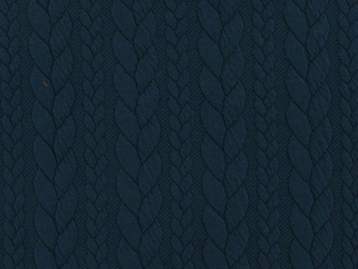 Cable Knit, Petrol, Roll End, 1.8m