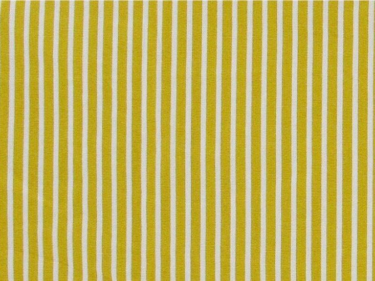 Candy Stripe Cotton Poplin, Yellow