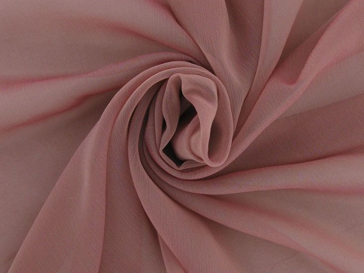Cationic Yoryu Chiffon, Dusty Pink