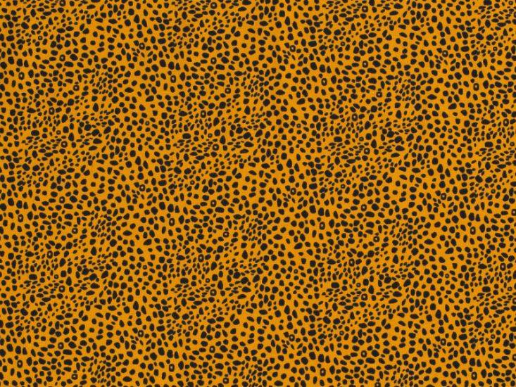 Cheetah Spot Cotton Jersey, Ochre