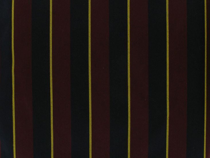 College Stripe Worsted Wool and Cotton Suiting
