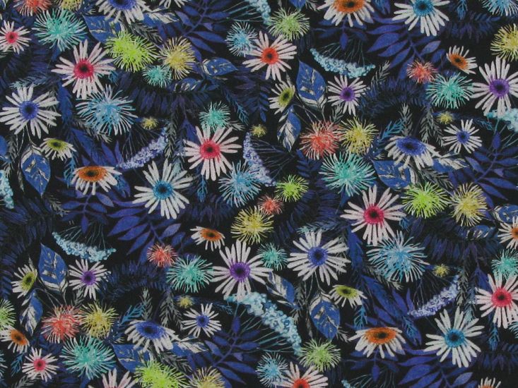 Colour Spot Daisy Soft Cotton Poplin Print