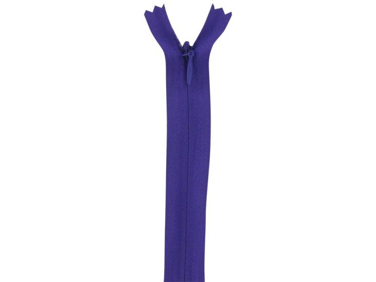 Concealed Invisible Closed End Dress Zip, 22 Inch, Light Purple