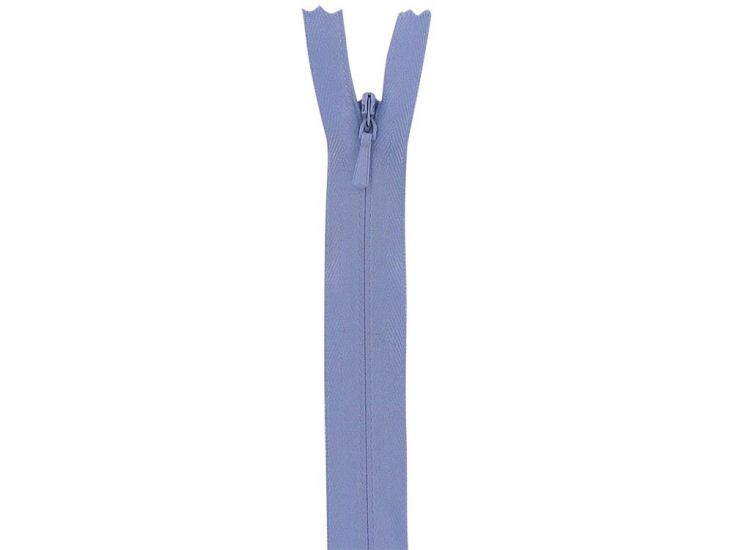Concealed Invisible Closed End Dress Zip, 9 Inch, Lilac