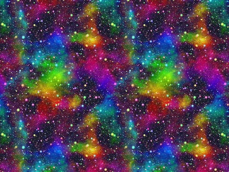 Cosmic Collection Cotton Print, Mini Starburst