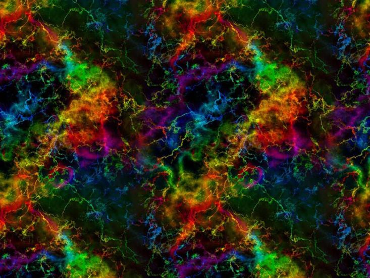 Cosmic Collection Cotton Print, Space Storm