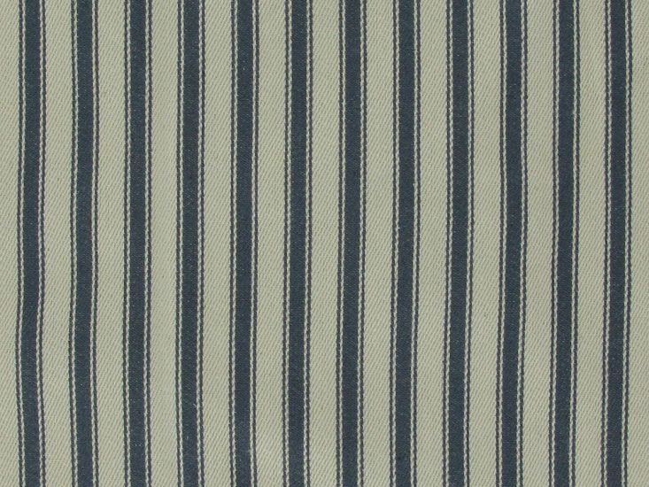 Cotton Canvas Ticking Stripes, Dark Grey