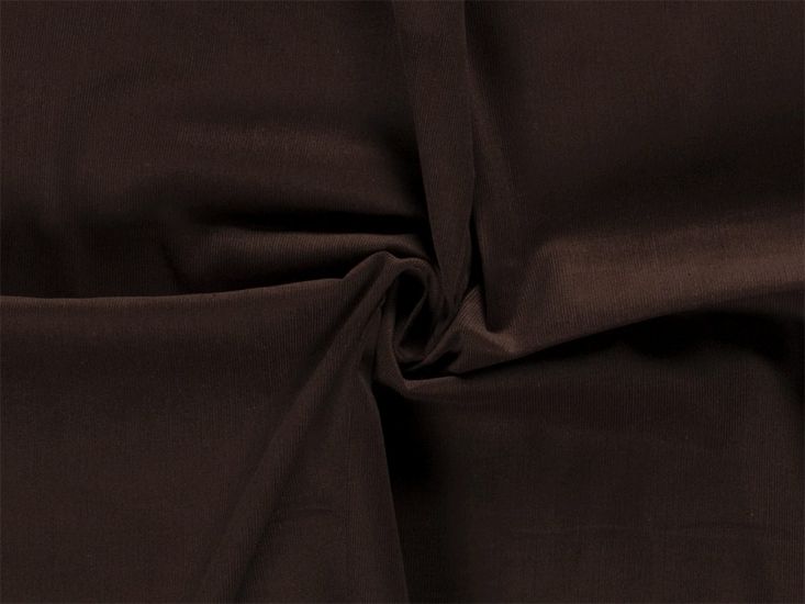 Cotton Needlecord, Dark Brown