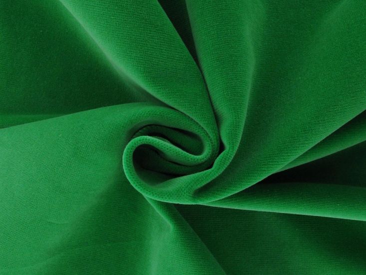 Cotton Pile Velvet, 340 g/m², Pea Green