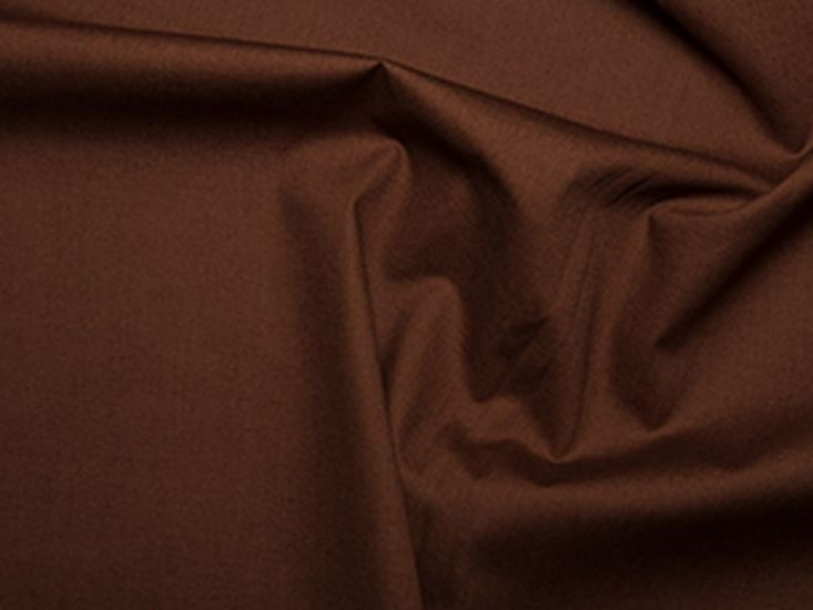 Premium Cotton Poplin, Brown