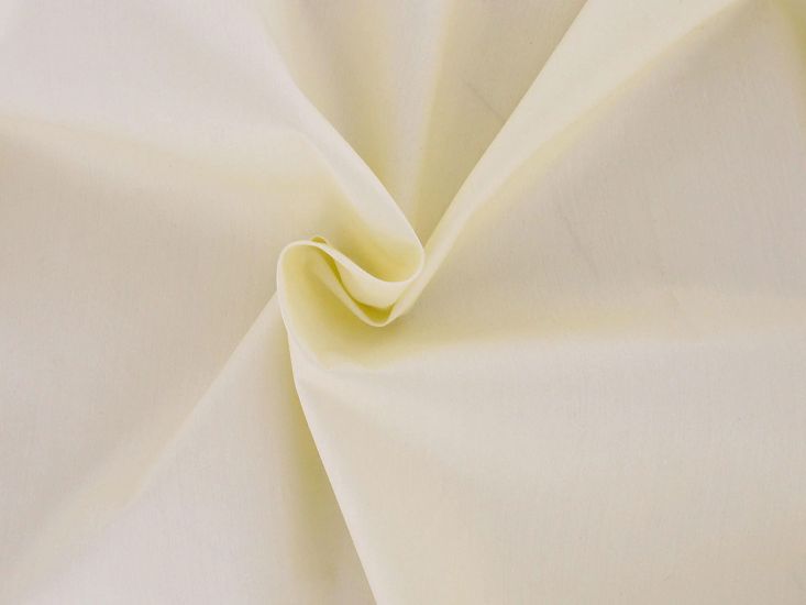 Cotton Rich Sateen Curtain Lining, Cream