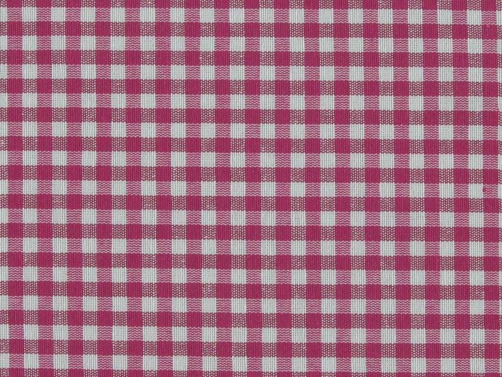 Cotton Rich Woven 0.5cm Gingham Canvas, Magenta