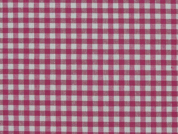 Cotton Rich Woven 0.5cm Gingham Canvas, Magenta