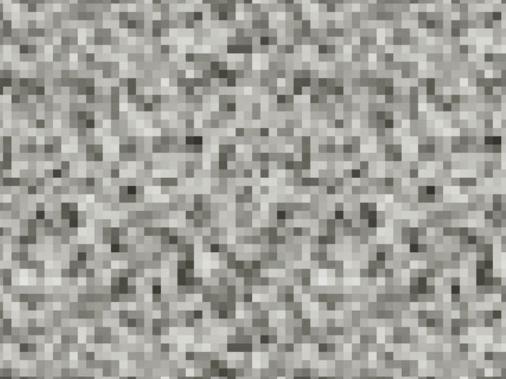 Craft Collection Cotton Print Pixels, Light Grey