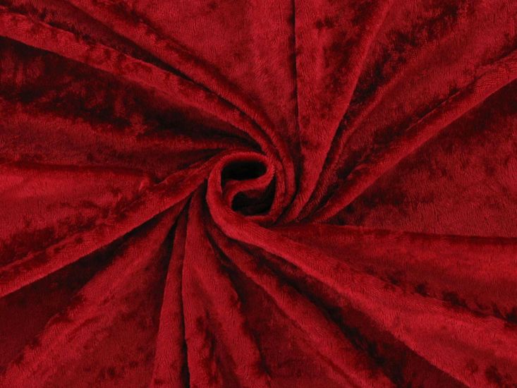 Crushed Velour, Dark Red
