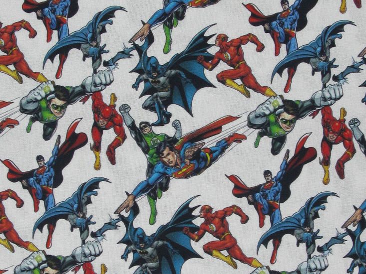 DC Comics Justice League Flight Cotton Print