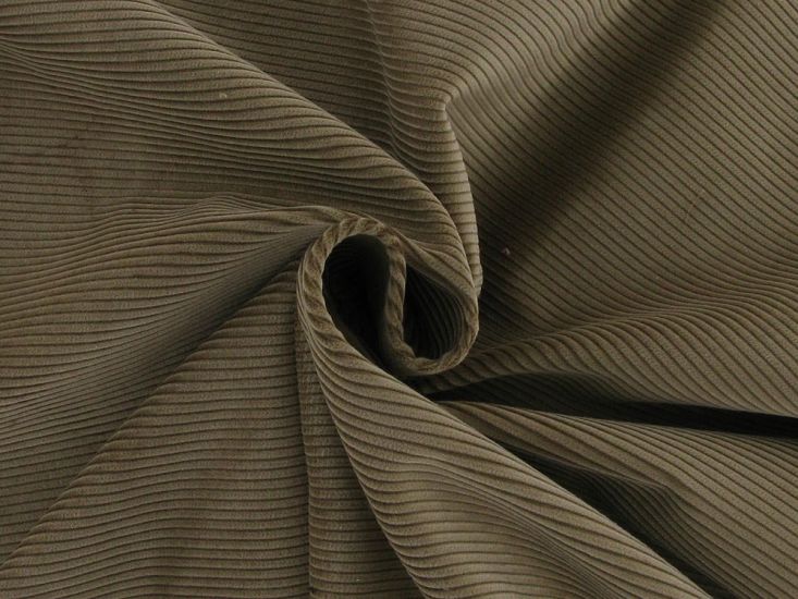 Designer Deadstock 9 Wale Corduroy, Beige