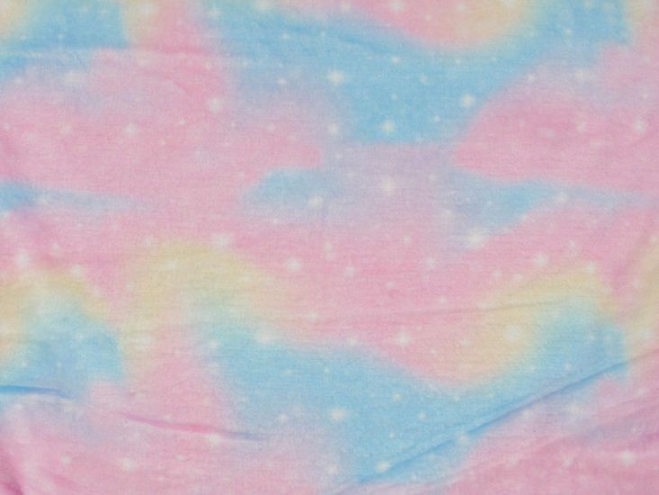 Digital Print Soft Huggle Fleece, Fantasty Starry Night