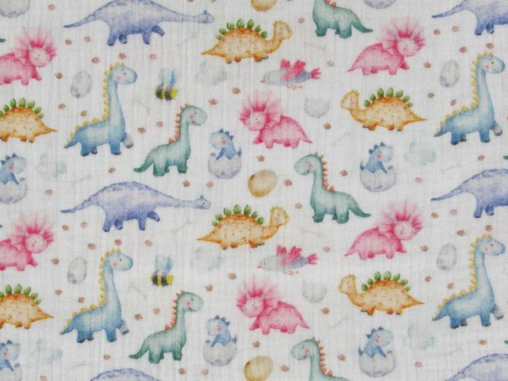 Dino Land Cotton Double Gauze