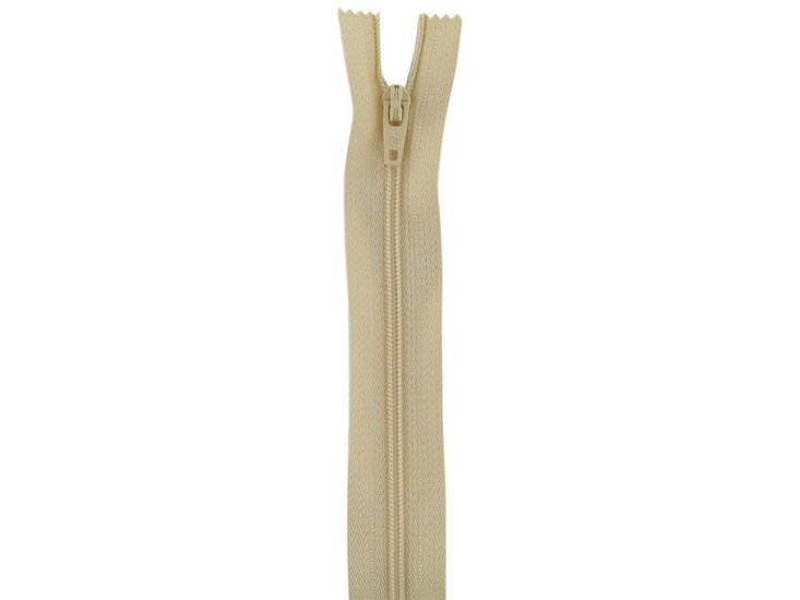 Closed End Dress Zip, 10 Inch, Cream