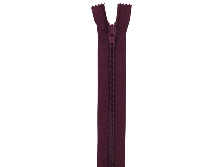 Closed End Dress Zip, 14 Inch, Burgundy