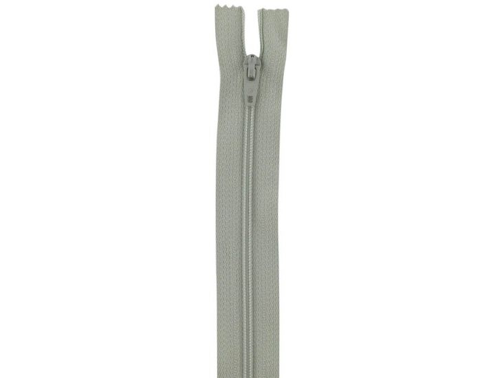 Closed End Dress Zip, 9 Inch, Silver