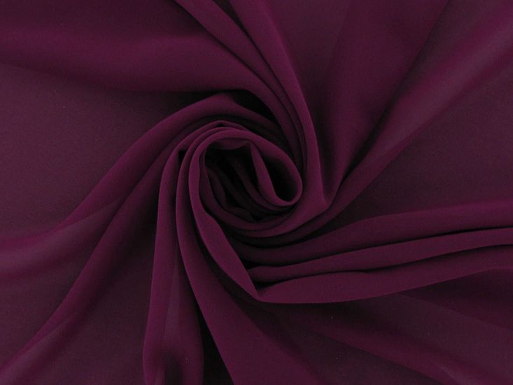 Elisse Luxury Chiffon, Bright Plum