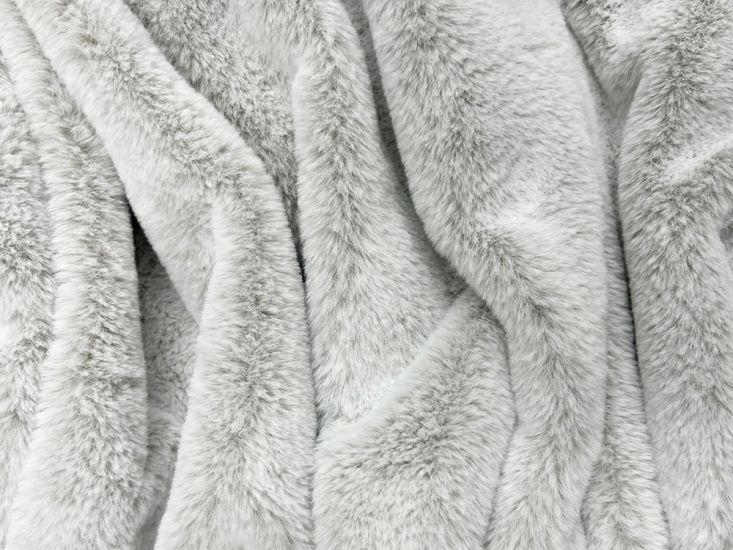 Emily Soft Plush Faux Fur, Silver Fox