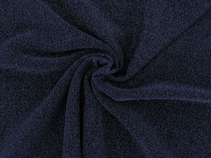 Fancy Firefly Metallic Knit - Navy on Black