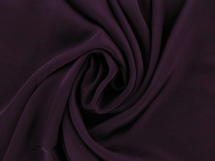 Faux Silk Charmeuse Satin, Violet