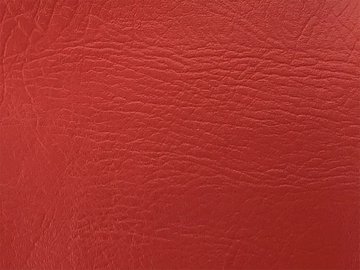 Fire Resistant Leatherette - Pillar Box Red