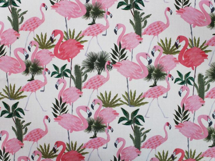 Flamingo Glam Viscose Print