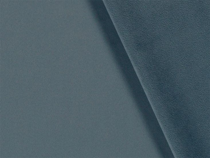 Fleece Backed Showerproof Soft Shell, Steel Blue