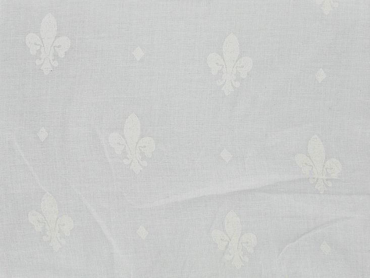 Fleur De Lis Printed Muslin