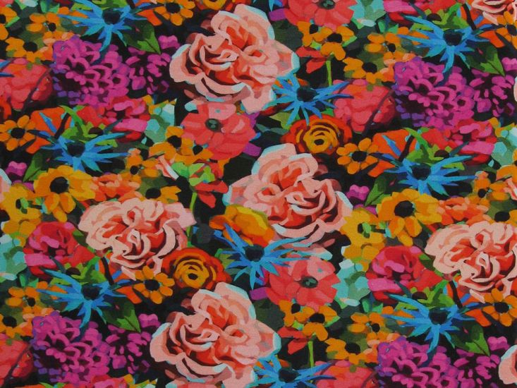 Floral Blossom Cotton Jersey Print