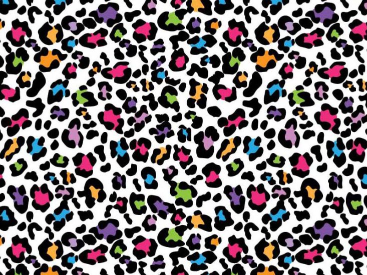 Funky Snow Leopard Cotton Print