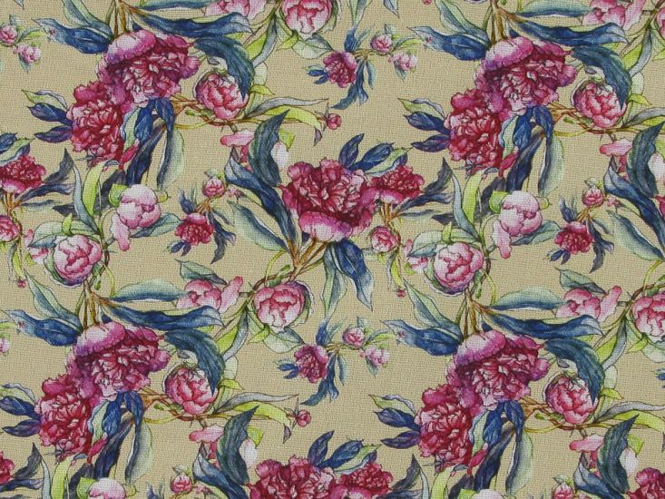 Garden Bloom Printed Linen Blend