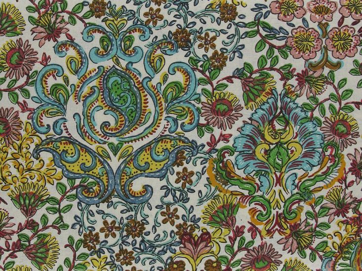 Garden Trellis Cotton Print