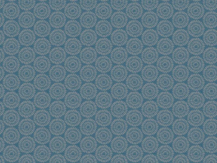 Rosetti Jacquard Curtain Fabric, Cornflower