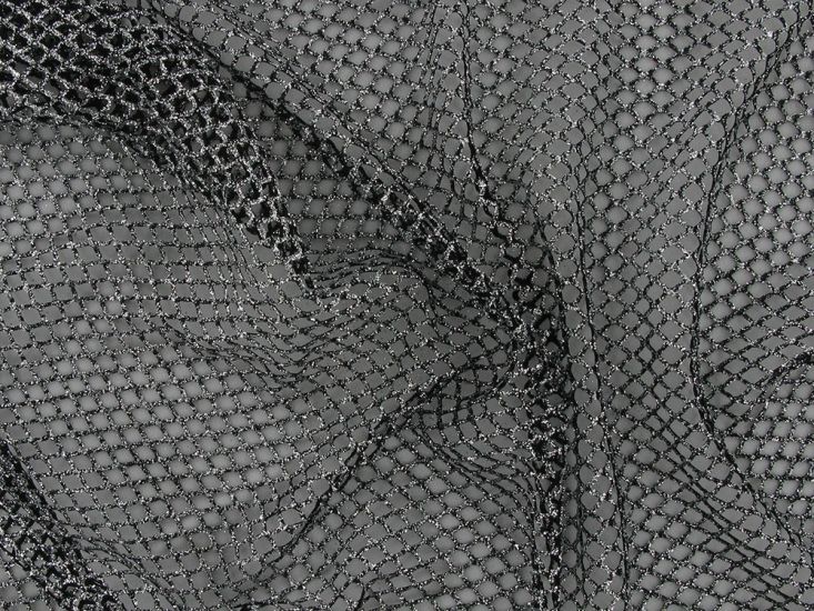Glitter Mesh, Black