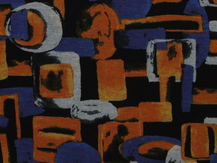 Graphic Palette Viscose Jersey, Orange