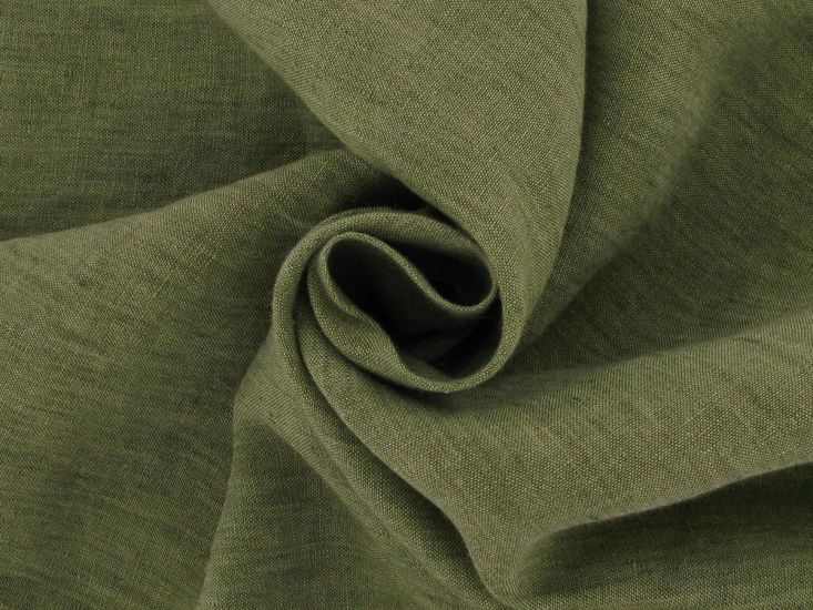Gurteen Yarn Dyed Irish Linen, Green