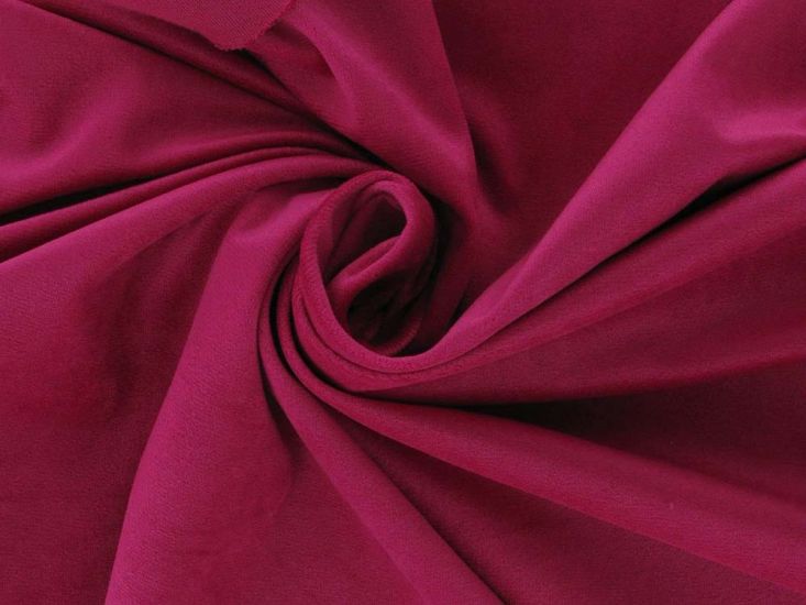 Hampshire Polyester Velvet, Hot Pink