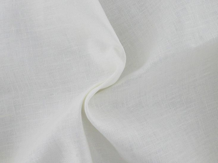 Heavy Linen, Ivory, Roll End, 1.8m