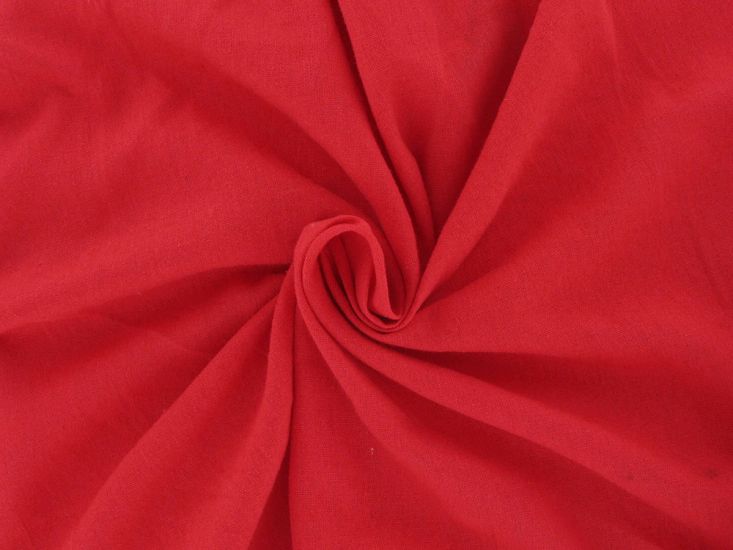 Heko Washed Linen Blend, Red